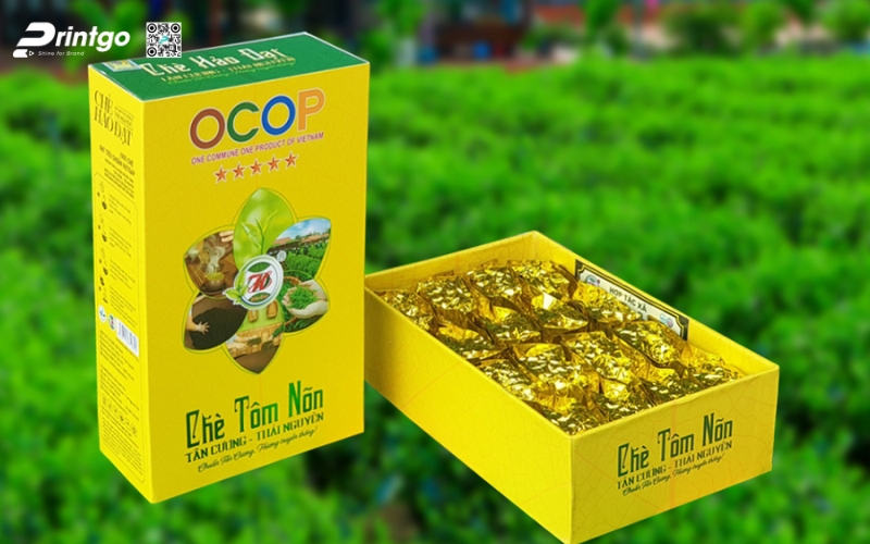 Một số mẫu tem bao bì có logo OCOP 3 sao thực tế Một số mẫu tem bao bì có logo OCOP 3 sao thực tế