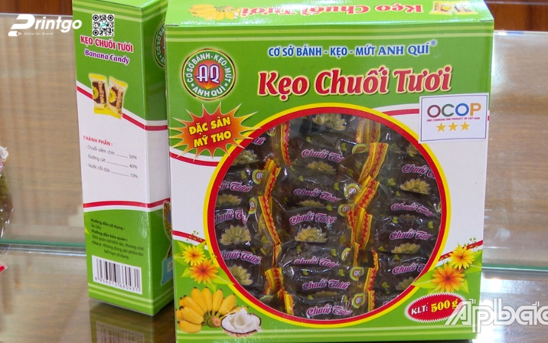 Một số mẫu tem bao bì có logo OCOP 3 sao thực tế Một số mẫu tem bao bì có logo OCOP 3 sao thực tế