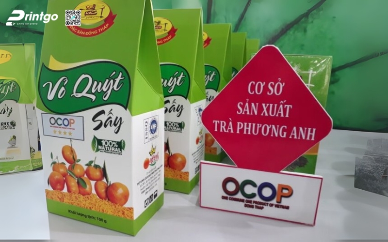 Một số mẫu tem bao bì có logo OCOP 3 sao thực tế Một số mẫu tem bao bì có logo OCOP 3 sao thực tế