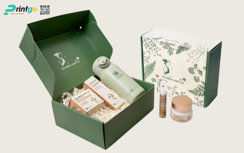 Bao bì ngũ cốc dạng hộp carton sóng Bao bì ngũ cốc dạng hộp carton sóng