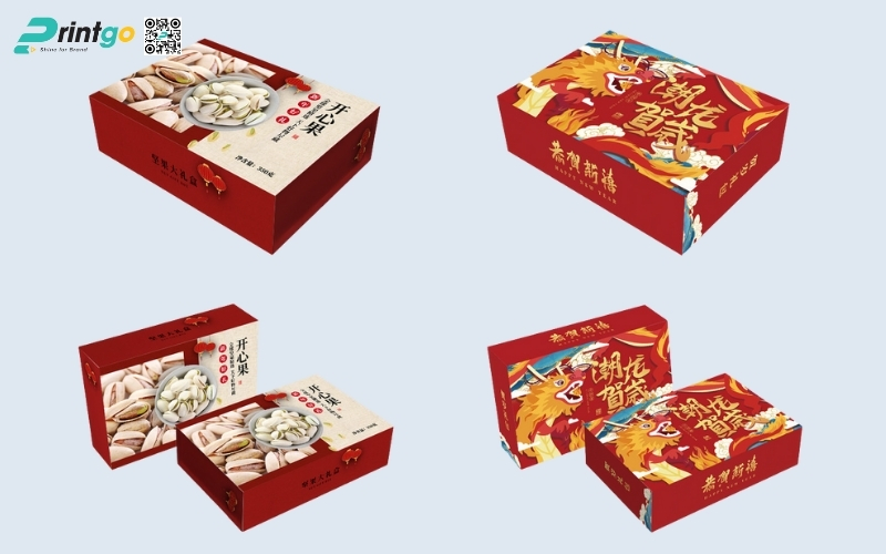 Bao bì ngũ cốc dạng hộp cứng cao cấp Bao bì ngũ cốc dạng hộp cứng cao cấp