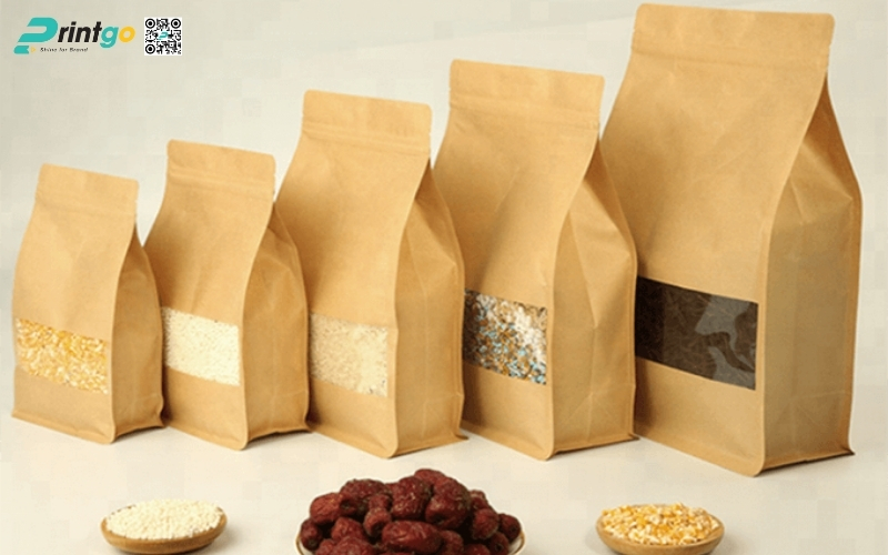 Bao bì ngũ cốc bằng giấy kraft Bao bì ngũ cốc bằng giấy kraft