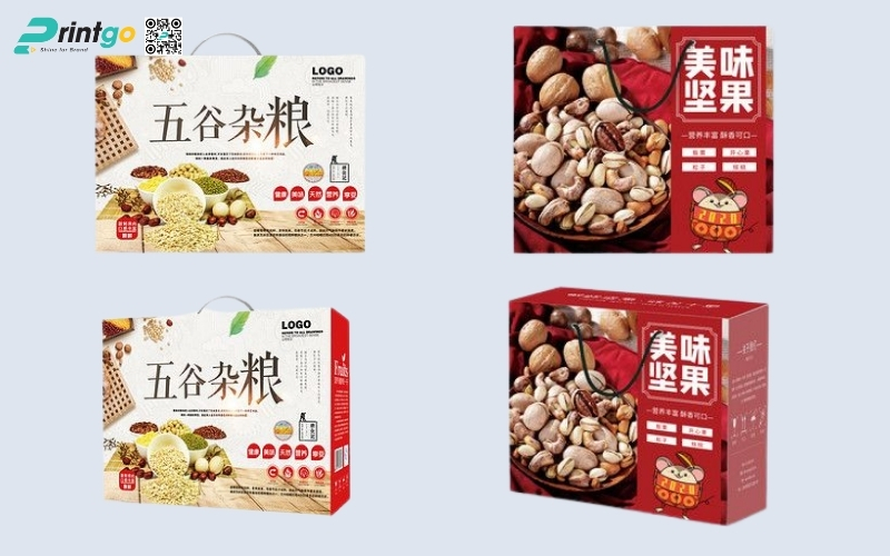 Bao bì ngũ cốc dạng túi giấy ivory đựng ngũ cốc Bao bì ngũ cốc dạng túi giấy ivory đựng ngũ cốc