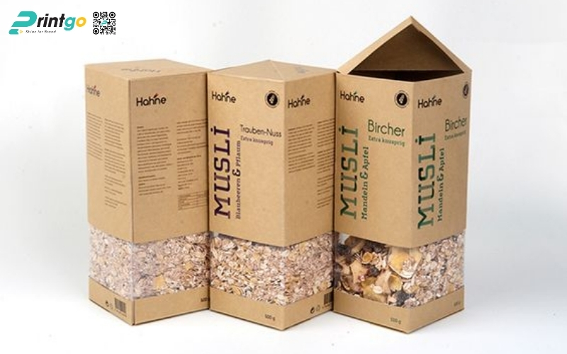 Bao bì ngũ cốc bằng giấy kraft Bao bì ngũ cốc bằng giấy kraft