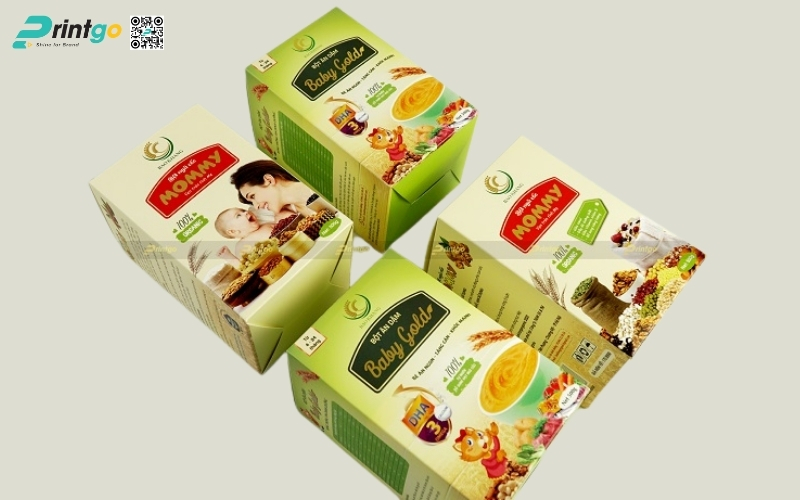Bao bì granola dạng hộp carton mềm Bao bì granola dạng hộp carton mềm
