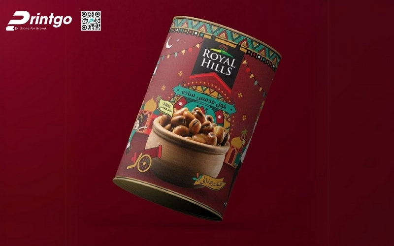 Bao bì ngũ cốc dạng giấy hình trụ tròn Bao bì ngũ cốc dạng giấy hình trụ tròn