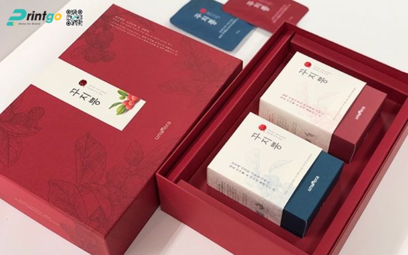 Mẫu in hộp sâm cứng âm dương cổ điển Mẫu in hộp sâm cứng âm dương cổ điển