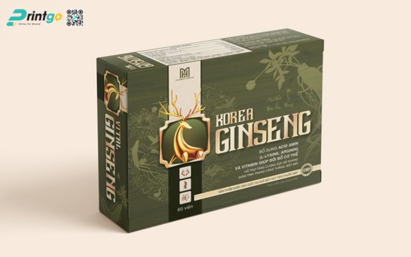 In hộp sâm dạng mềm nắp gài đơn giản mà hiệu quả In hộp sâm dạng mềm nắp gài đơn giản mà hiệu quả