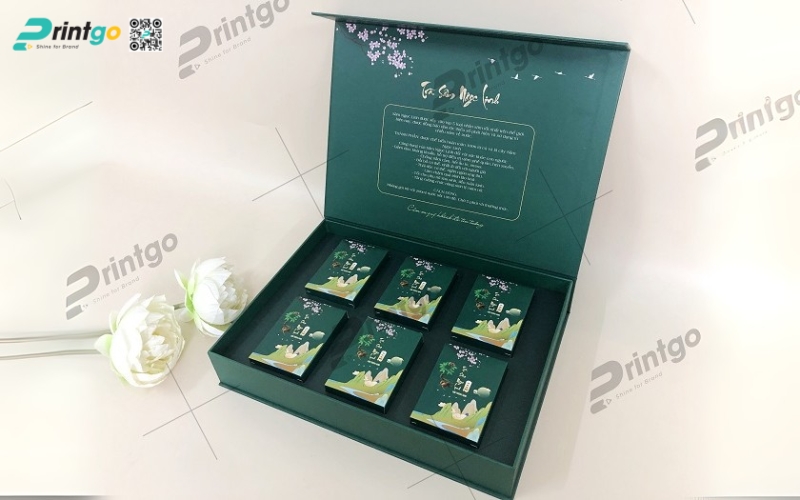 Mẫu in hộp sâm nam châm hiện đại Mẫu in hộp sâm nam châm hiện đại
