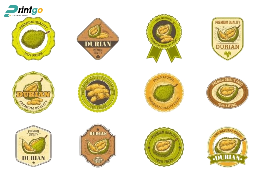 Logo đẹp logo nông sản sầu riêng Đắk Lắk Logo đẹp logo nông sản sầu riêng Đắk Lắk