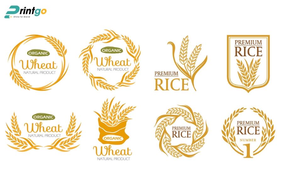 Mẫu logo gạo đẹp đạt chuẩn thương hiệu Mẫu logo gạo đẹp đạt chuẩn thương hiệu