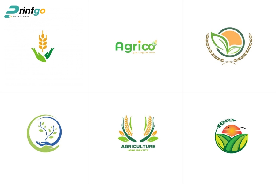 Mẫu logo gạo thiết kế tinh gọn dễ nhớ Mẫu logo gạo thiết kế tinh gọn dễ nhớ