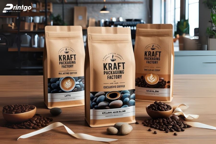 Túi giấy đựng cà phê dạng zipper Túi giấy đựng cà phê dạng zipper