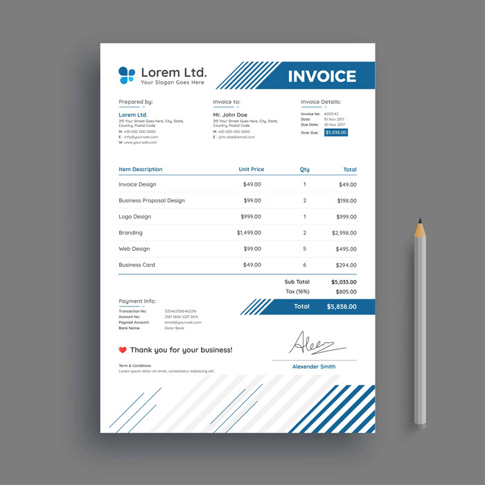 Nguyên tắc chọn Font chữ in hóa đơn