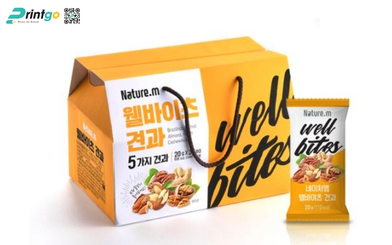 Bao bì ngũ cốc dạng hộp carton sóng Bao bì ngũ cốc dạng hộp carton sóng