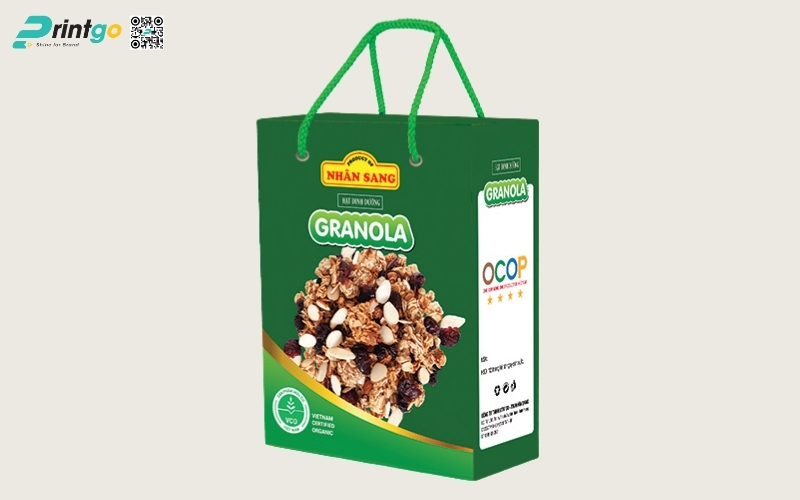 Bao bì ngũ cốc dạng hộp carton sóng Bao bì ngũ cốc dạng hộp carton sóng