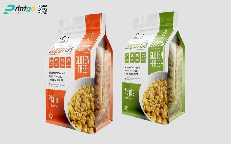 Mẫu bao bì ngũ cốc dạng túi hàn biên Mẫu bao bì ngũ cốc dạng túi hàn biên