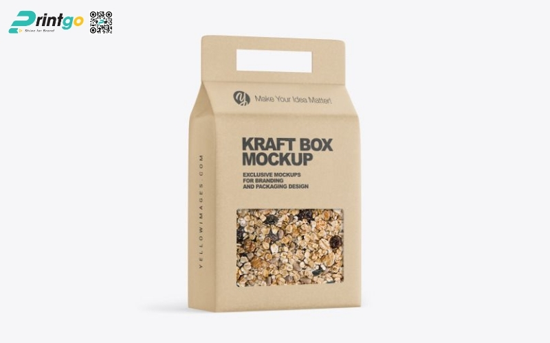 Bao bì ngũ cốc bằng giấy kraft Bao bì ngũ cốc bằng giấy kraft