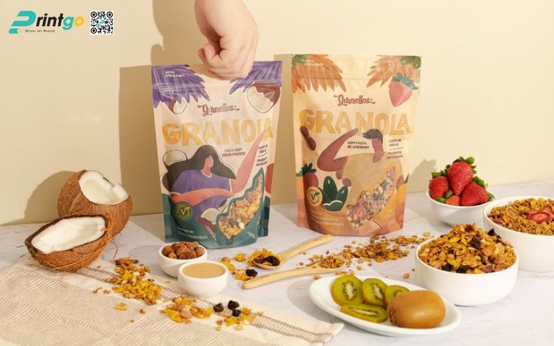 Bao bì ngũ cốc dạng túi zip Bao bì ngũ cốc dạng túi zip