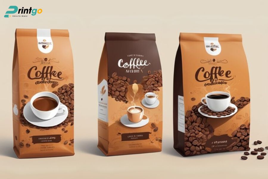 Túi giấy đựng cà phê đáy đứng Túi giấy đựng cà phê đáy đứng