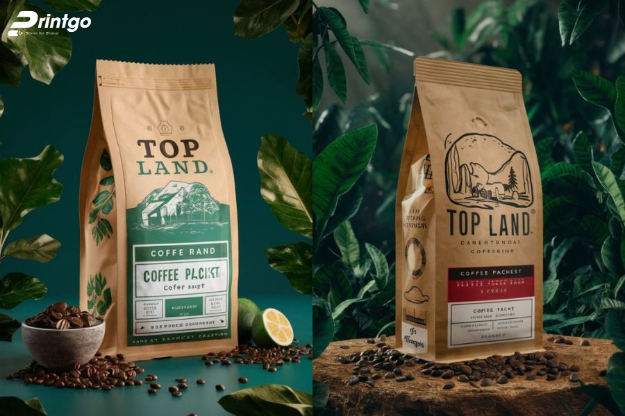 Túi giấy hàn biên đựng cà phê Túi giấy hàn biên đựng cà phê