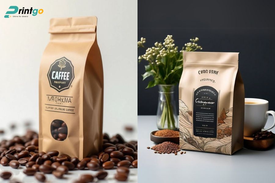 Túi giấy đựng cà phê dạng zipper Túi giấy đựng cà phê dạng zipper