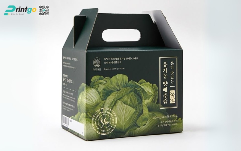 Bao bì đựng nông sản dạng hộp giấy carton sóng Bao bì đựng nông sản dạng hộp giấy carton sóng