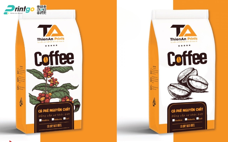 Những mầu thiết kế bao bì cafe đẹp dạng bột Những mầu thiết kế bao bì cafe đẹp dạng bột