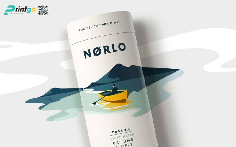 Các mẫu in bao bì cafe đẹp dạng hộp trụ tròn Các mẫu in bao bì cafe đẹp dạng hộp trụ tròn