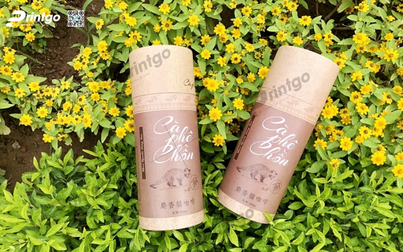 Mẫu thiết kế bao bì cafe đẹp dạng cà phê chồn Mẫu thiết kế bao bì cafe đẹp dạng cà phê chồn