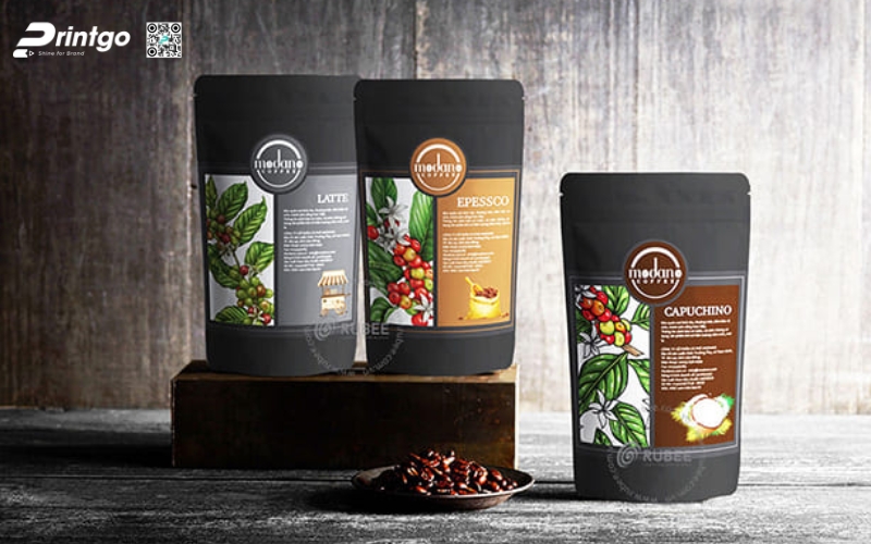 Những mầu thiết kế bao bì cafe đẹp dạng bột Những mầu thiết kế bao bì cafe đẹp dạng bột