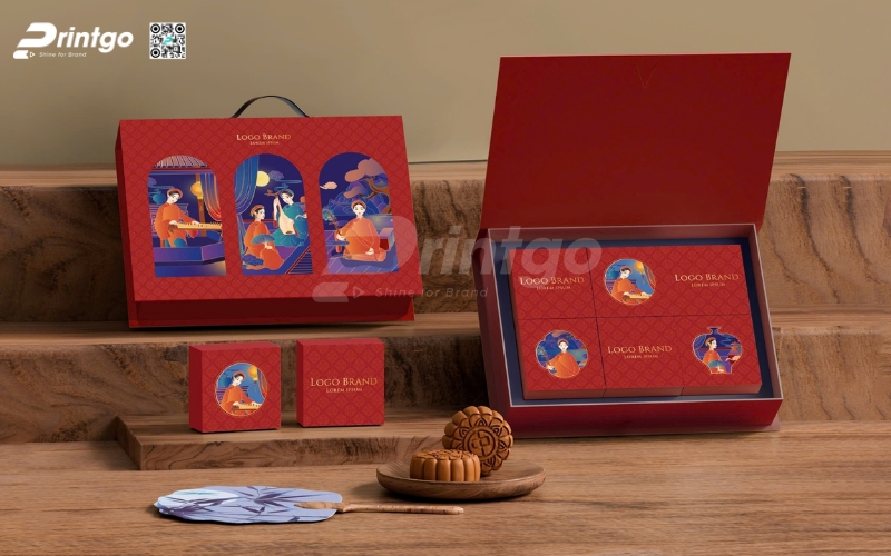 Tổng hợp các mẫu hộp bánh trung thu được Printgo thực hiện Tổng hợp các mẫu hộp bánh trung thu được Printgo thực hiện