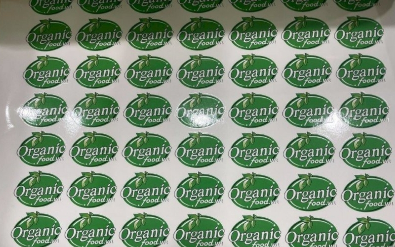 Tem rau củ đạt chứng nhận hữu cơ (Organic) Tem rau củ đạt chứng nhận hữu cơ (Organic)