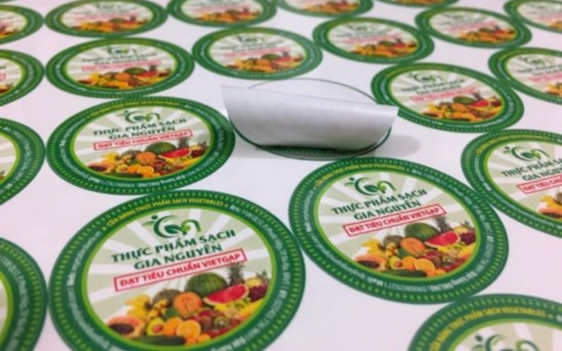 Tem rau củ đạt chứng nhận hữu cơ (Organic) Tem rau củ đạt chứng nhận hữu cơ (Organic)