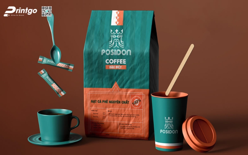 Mẫu in bao bì cafe đẹp dạng hạt Mẫu in bao bì cafe đẹp dạng hạt