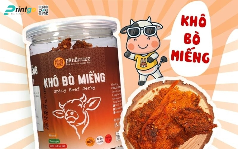 Một số lưu ý khi thiết kế & in tem nhãn bò khô Một số lưu ý khi thiết kế & in tem nhãn bò khô