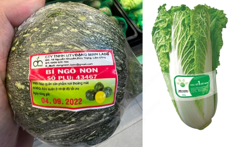 Tem rau củ đạt chứng nhận hữu cơ (Organic) Tem rau củ đạt chứng nhận hữu cơ (Organic)