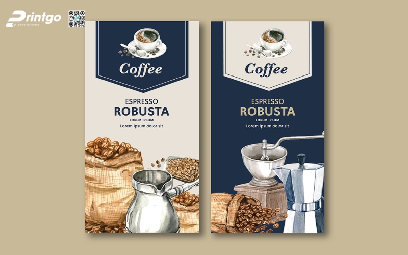 Những mầu thiết kế bao bì cafe đẹp dạng bột Những mầu thiết kế bao bì cafe đẹp dạng bột