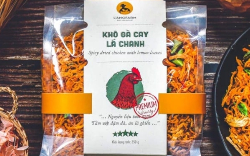 Mẫu tem thịt sấy cá nhân hoá Mẫu tem thịt sấy cá nhân hoá