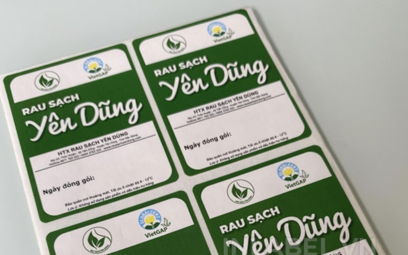 Tem nhãn rau củ thuộc hệ sinh thái (Eco-label) Tem nhãn rau củ thuộc hệ sinh thái (Eco-label)