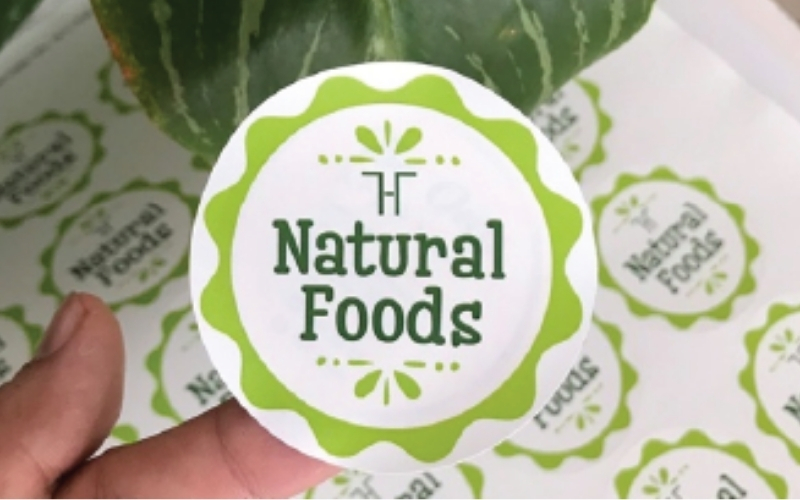 Tem nhãn rau củ dạng thương hiệu cá nhân Tem nhãn rau củ dạng thương hiệu cá nhân