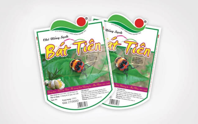Tem nhãn rau củ dạng thương hiệu cá nhân Tem nhãn rau củ dạng thương hiệu cá nhân