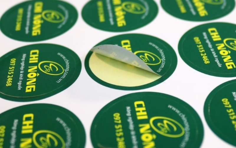 Tem nhãn rau củ dạng thương hiệu cá nhân Tem nhãn rau củ dạng thương hiệu cá nhân