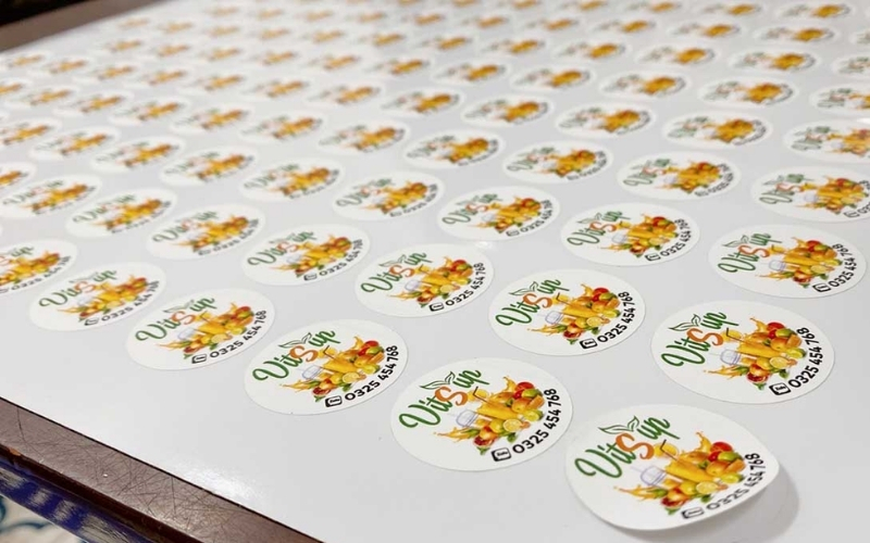 Tem nhãn rau củ dạng thương hiệu cá nhân Tem nhãn rau củ dạng thương hiệu cá nhân