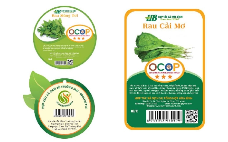 Tem nhãn rau củ thuộc hệ sinh thái (Eco-label) Tem nhãn rau củ thuộc hệ sinh thái (Eco-label)