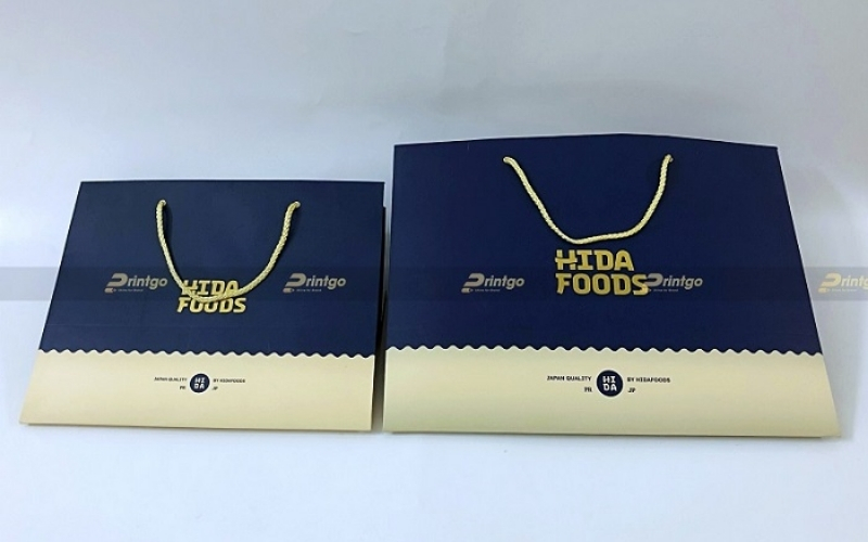 Túi đựng bánh trung thu bằng giấy ivory Túi đựng bánh trung thu bằng giấy ivory