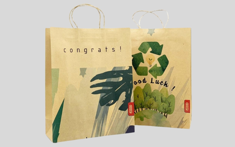 Mẫu in túi đựng trà Kraft Mẫu in túi đựng trà Kraft