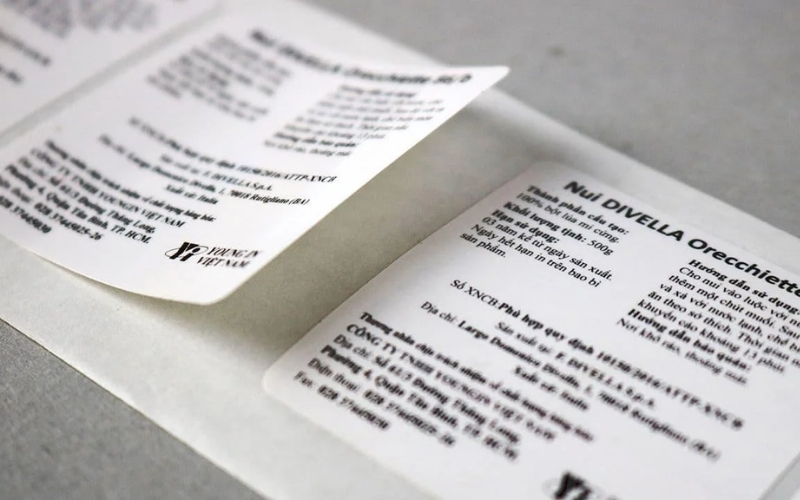 Tem nhãn phụ hàng hóa nhập khẩu một số ngành hàng khác Tem nhãn phụ hàng hóa nhập khẩu một số ngành hàng khác