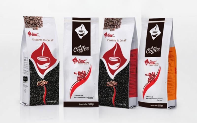 Thiết kế bao bì cà phê khoá zip Thiết kế bao bì cà phê khoá zip