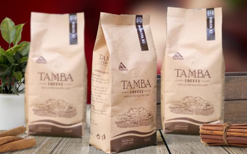 Thiết kế bao bì cà phê dạng giấy Kraft Thiết kế bao bì cà phê dạng giấy Kraft